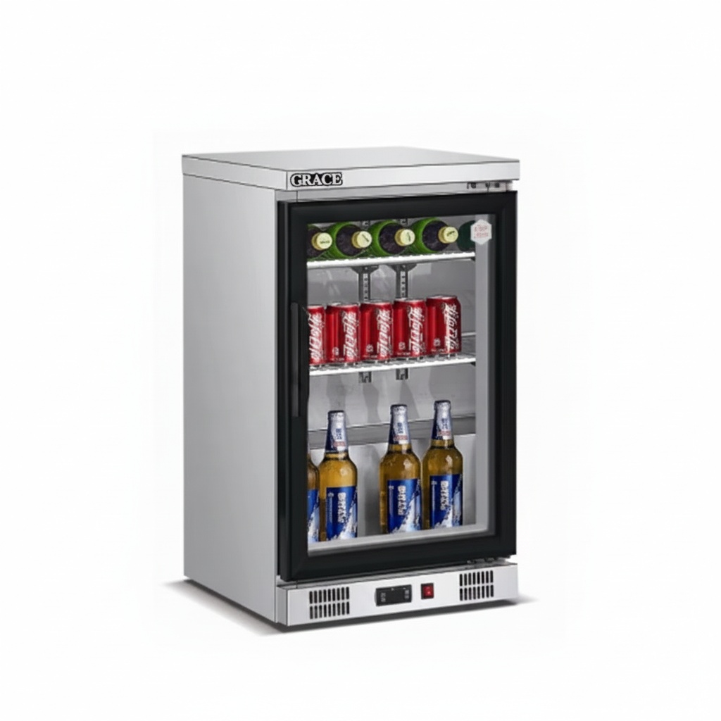 Wine Beer Dual Zone - Refrigerador Bajo Encimera, Acero Inoxidable 304,