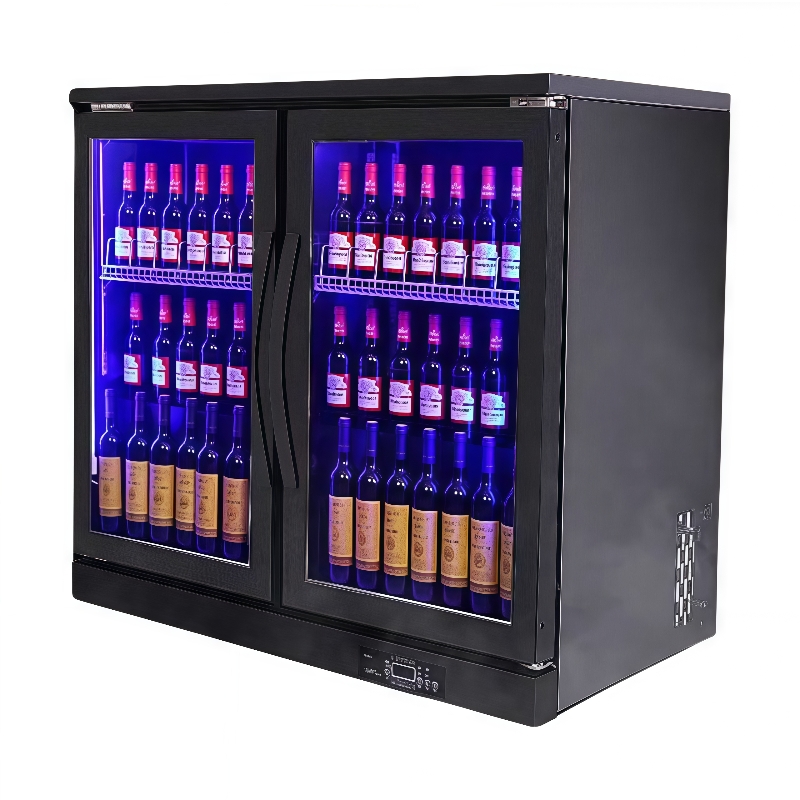 Wine Beer Dual Zone - Mini congelador de exhibición de bebidas
