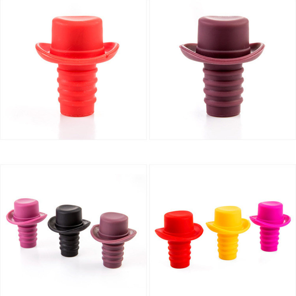 5 tapones de silicona de alta  - Wine Beer Hat reseña y precio