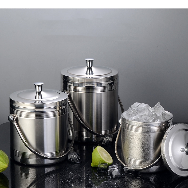 Cubo de hielo de doble capa de - Whisky Beer And Wine reseña y precio