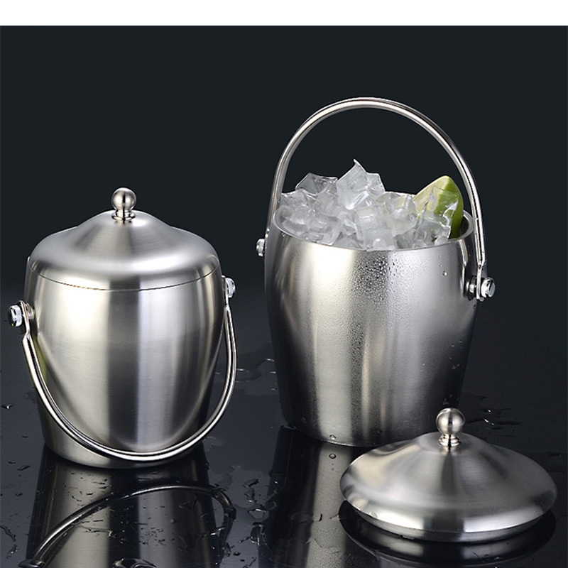 Cubo de hielo de doble capa de - Whisky Beer And Wine reseña y precio