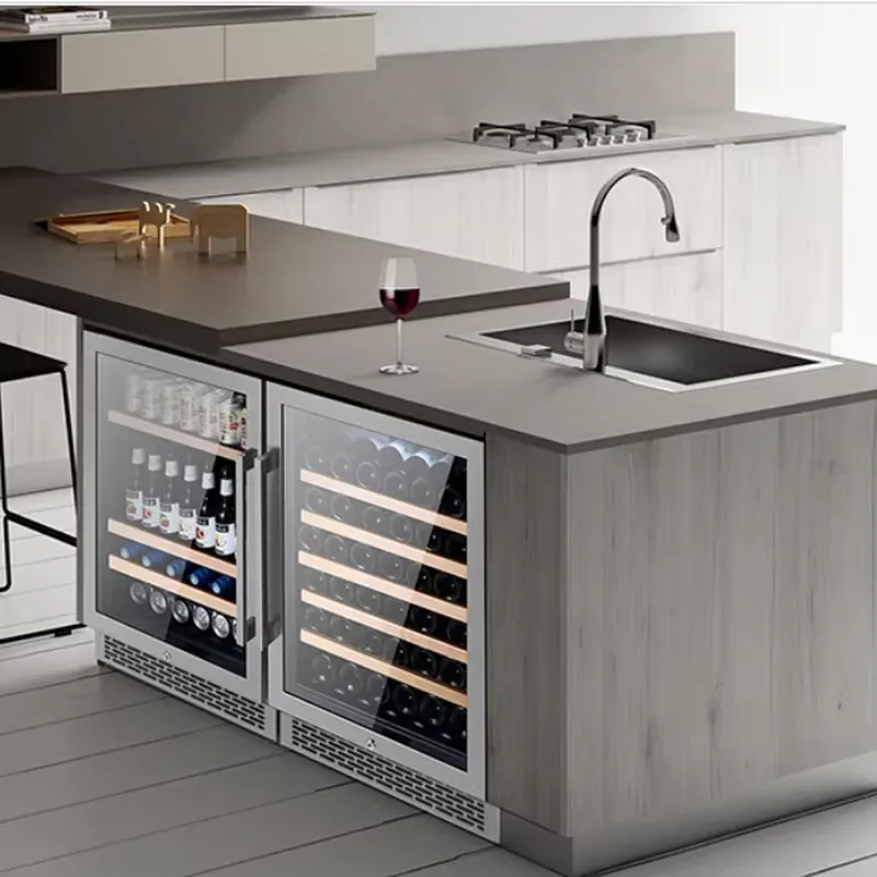 Nevera para Vinos de 48 Botell - Wine Beer Dual Zone reseña y precio
