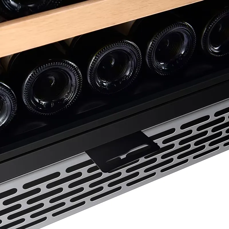 Nevera para Vinos de 48 Botell - Wine Beer Dual Zone reseña y precio