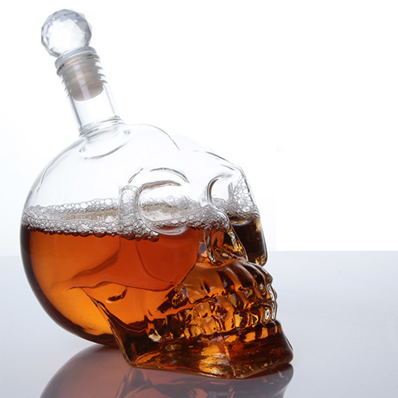 Decantador creativo con cabeza - Whisky Beer And Wine reseña y precio