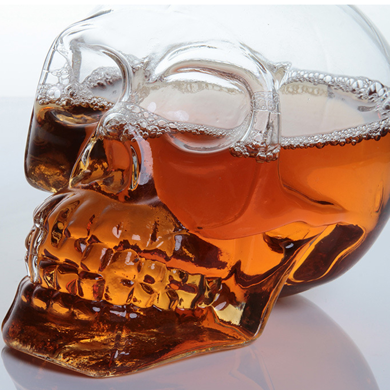 Decantador creativo con cabeza - Whisky Beer And Wine reseña y precio