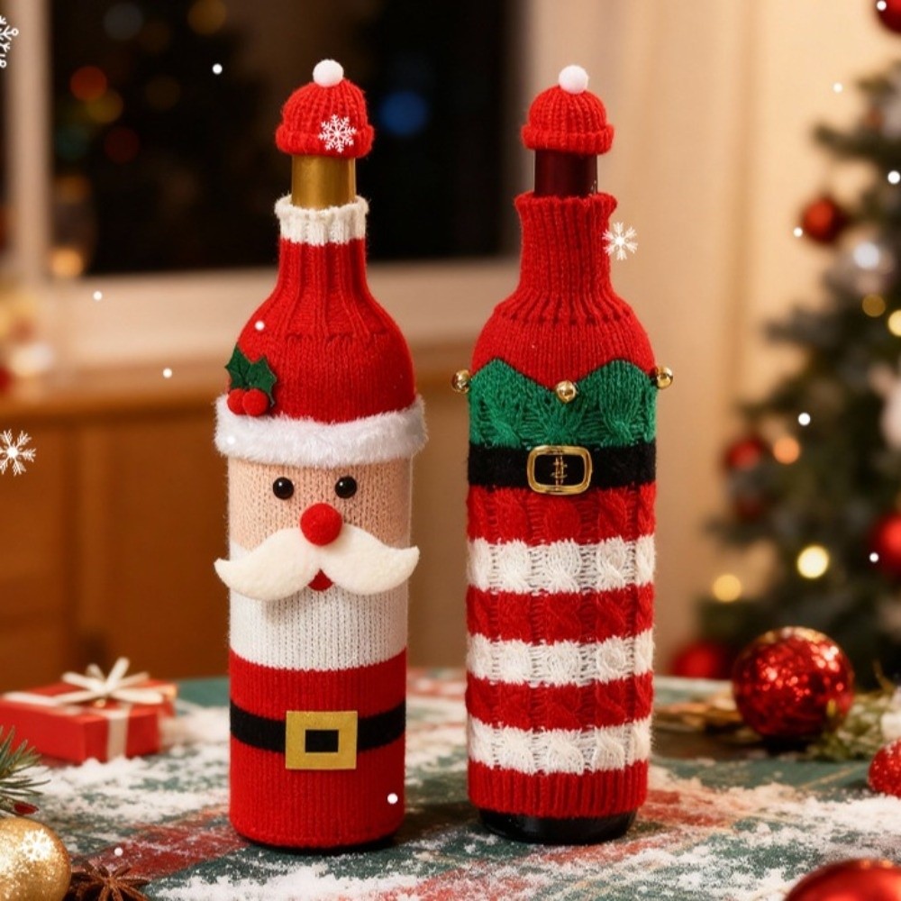 Funda Tejida para Botella de V - Wine Beer Hat reseña y precio
