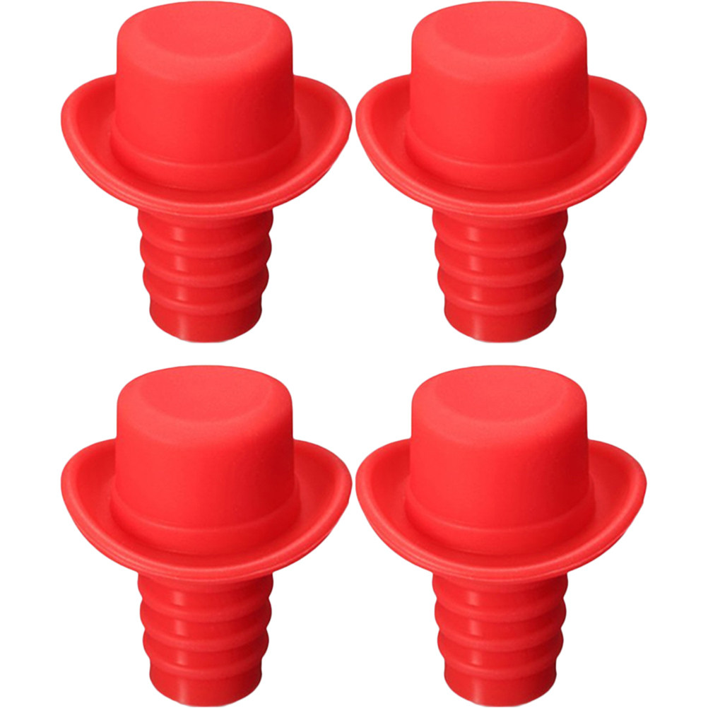 4 tapones de silicona para bot - Wine Beer Hat reseña y precio